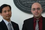 Dr Michail Nomikos (right) and Prof F Anthony Lai