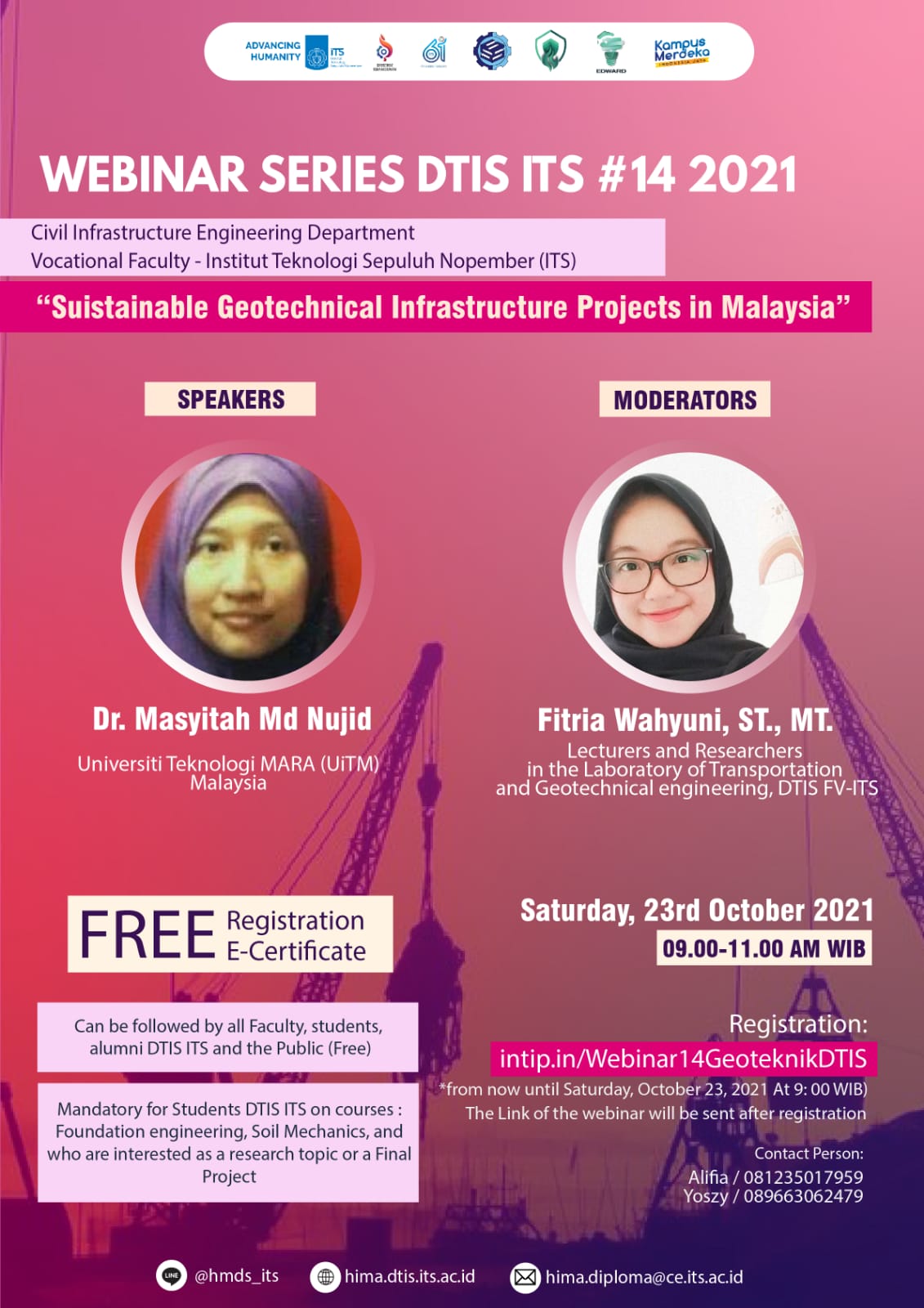 UiTM-ITS 2021: International collaboration focusing on SDG 9 and 11 in Engineering