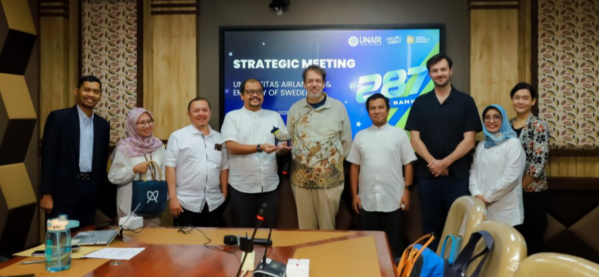 UNAIR hosts Embassy of Sweden Jakarta