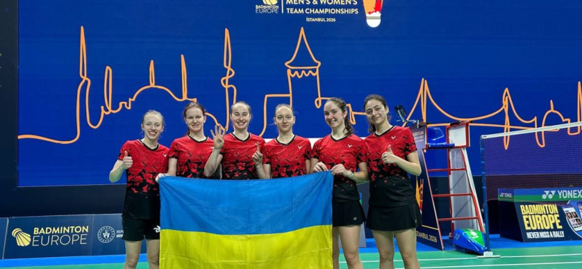 Badminton players won historic bronze