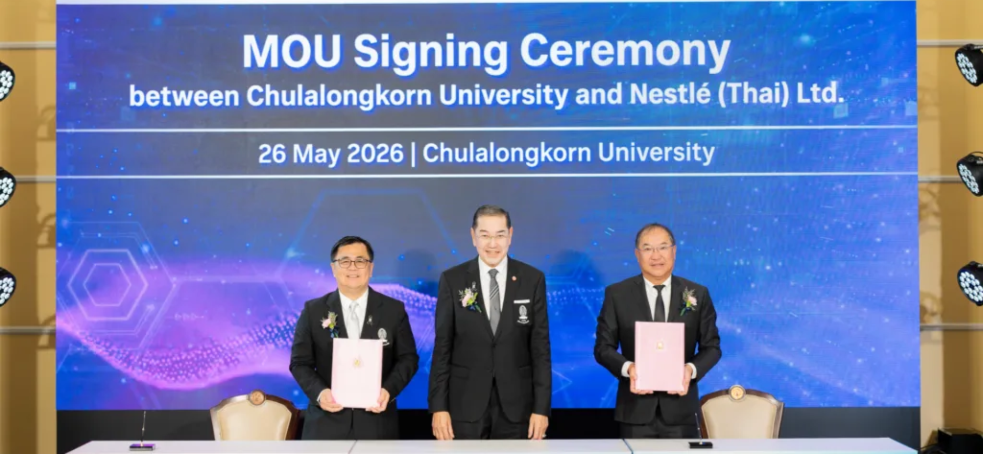Chula and Nestlé Sign MOU