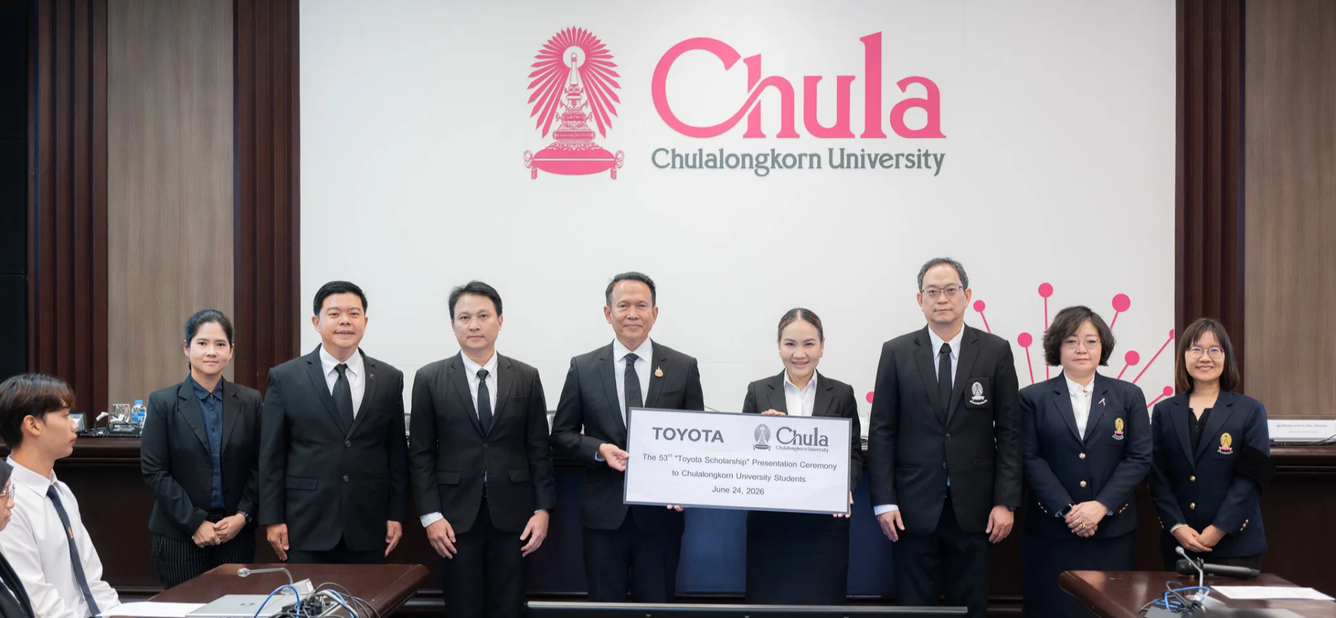 Chula Receives Toyota Scholarships