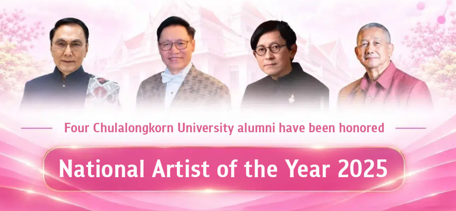 Four Chula Alumni Honored as National Artists